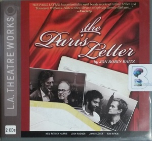 The Paris Letter written by Jon Robin Baitz performed by Neil Patrick Harris, Josh Radnor, John Glover and Ron Rifkin on CD (Abridged)